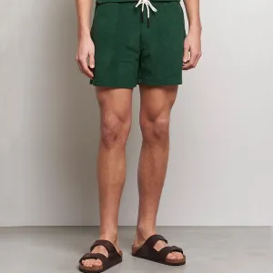 OAS GREEN TERRY SHORTS