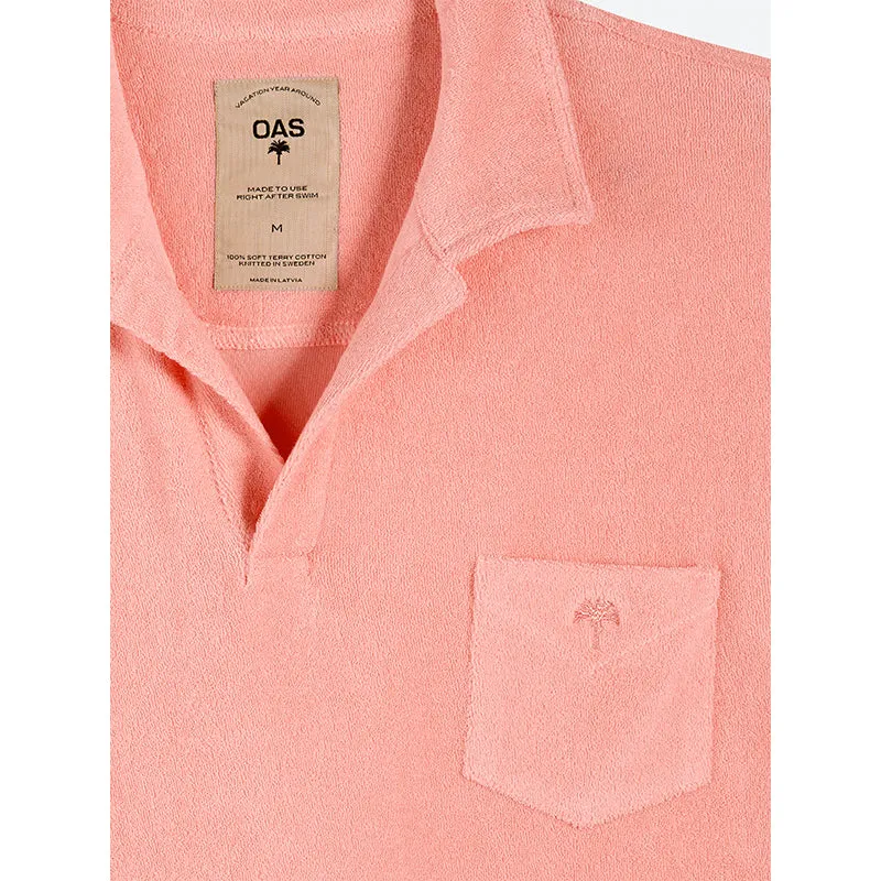 OAS SOLID NEW PINK TERRY SHIRT