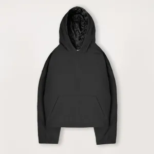 Padded Hooded Jacket - Black