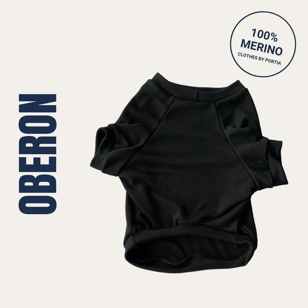 Premium Merino Wool Dog T-Shirt Oberon - Luxurious & Breathable Canine Apparel