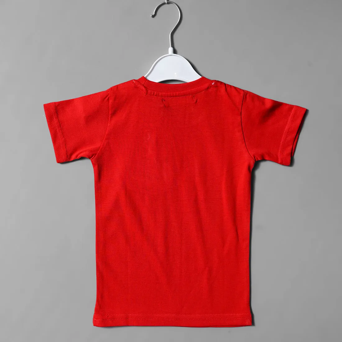 Red Color Printed T-Shirts for Boys