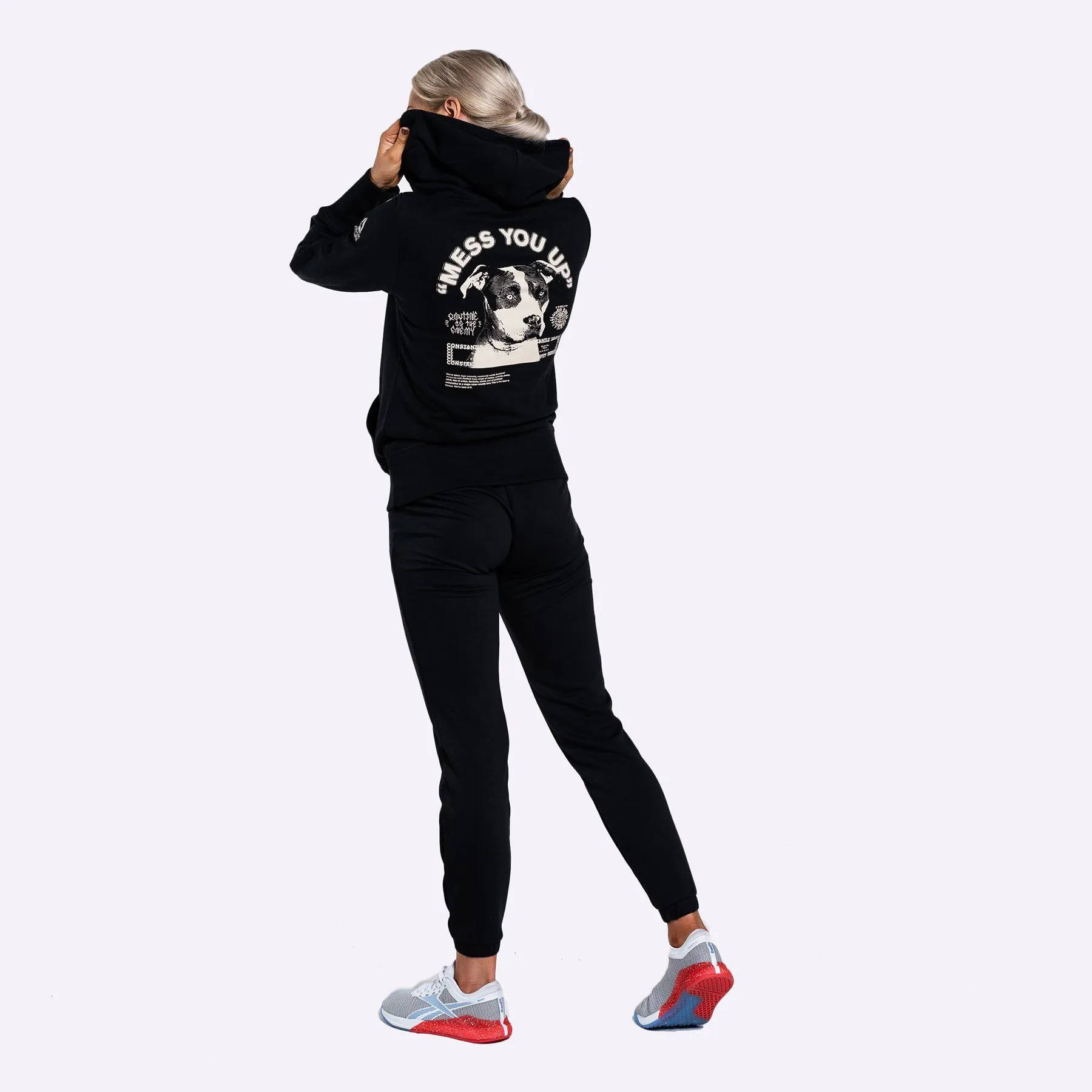Reebok - CrossFit Women's Full-Zip Hoodie - BLACK