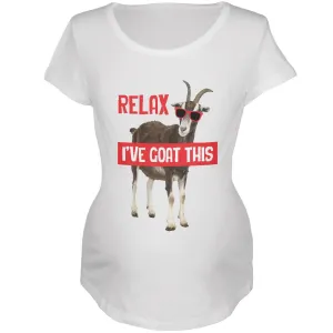 Relax I've Got Goat This Funny Maternity Soft T Shirt
