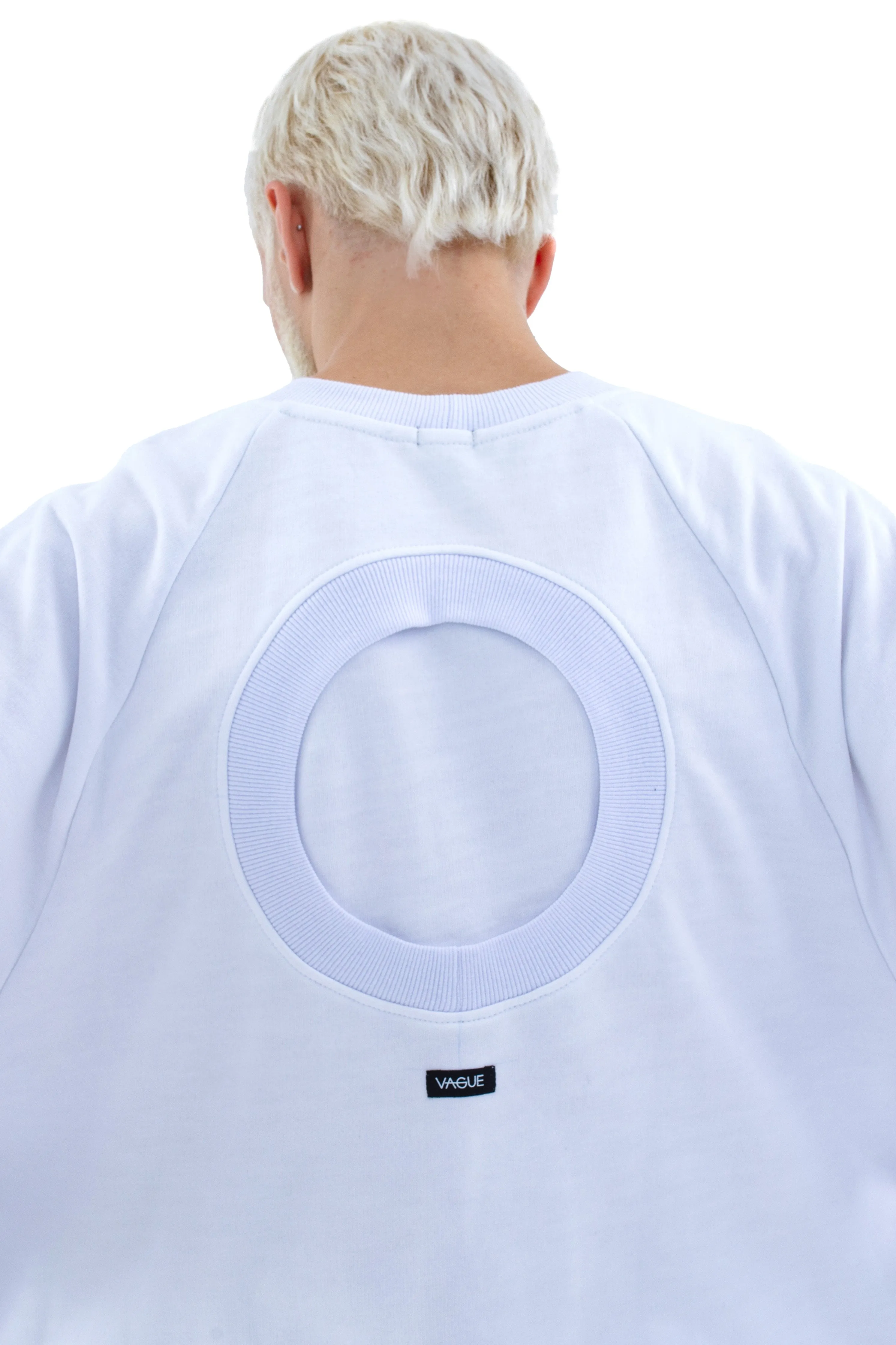 RUN(A)WAY WHITE OVERSIZED SWEATSHIRT