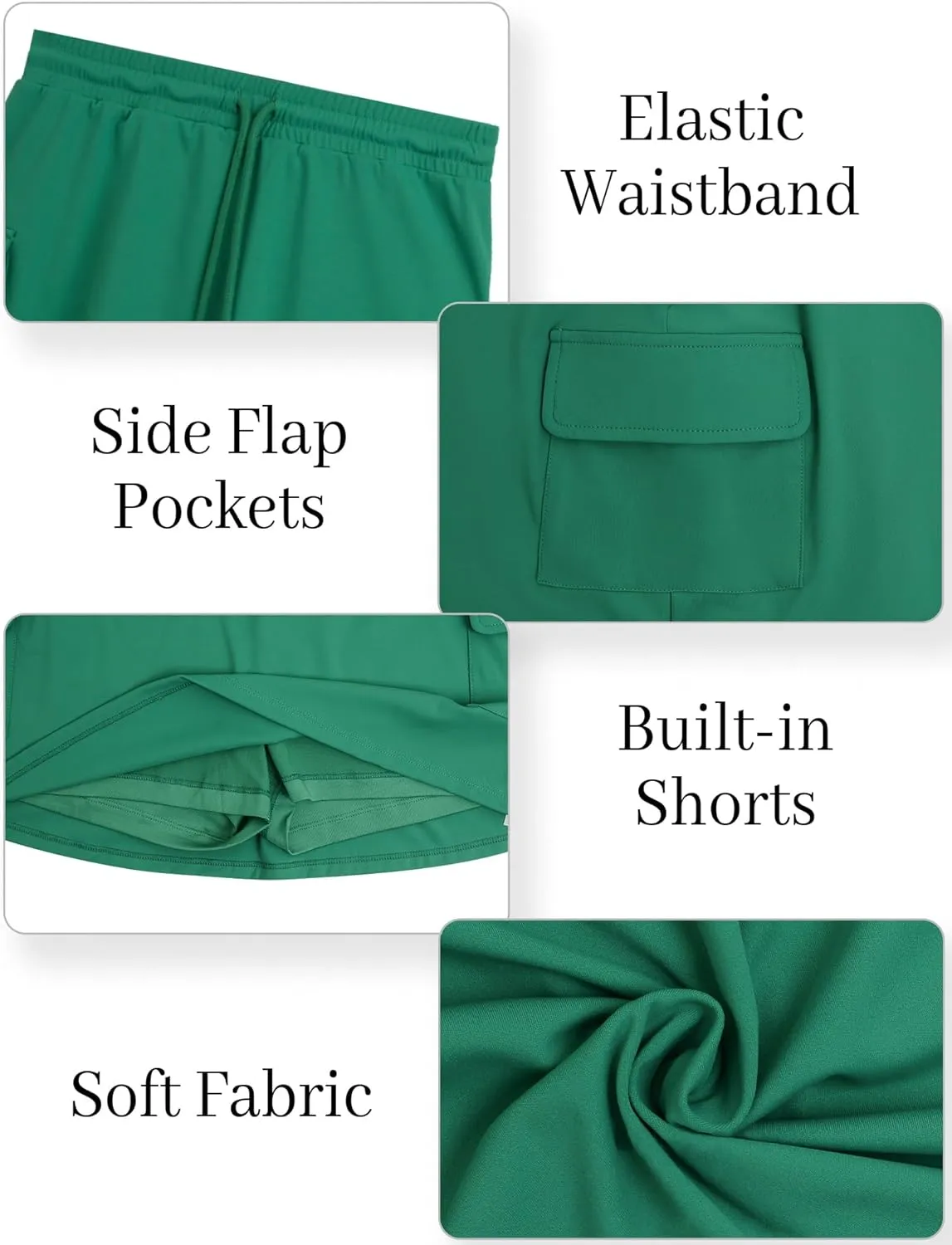 SEAUR Women's Bodycon Tennis Skirts Sports Skater Mini Skorts Athletic Skirt with Pockets