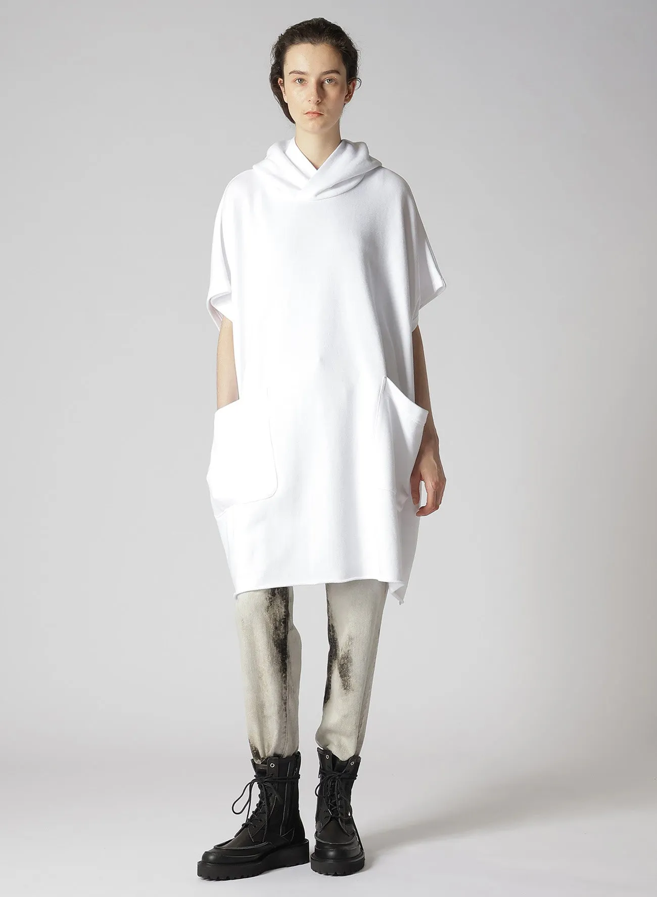 SOFT FRENCH TERRY FRENCH SLEEVE HOODIE