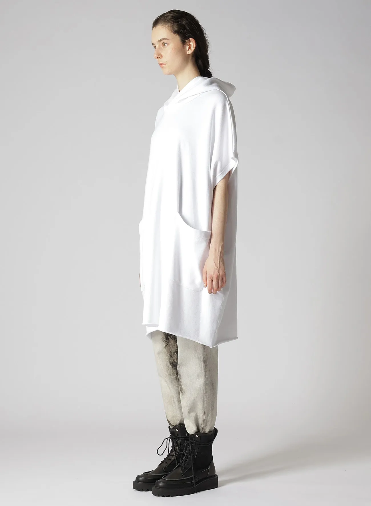 SOFT FRENCH TERRY FRENCH SLEEVE HOODIE