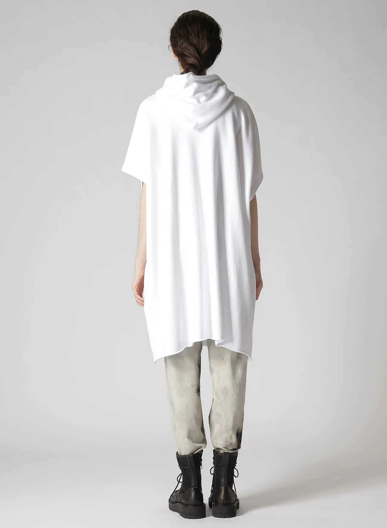 SOFT FRENCH TERRY FRENCH SLEEVE HOODIE