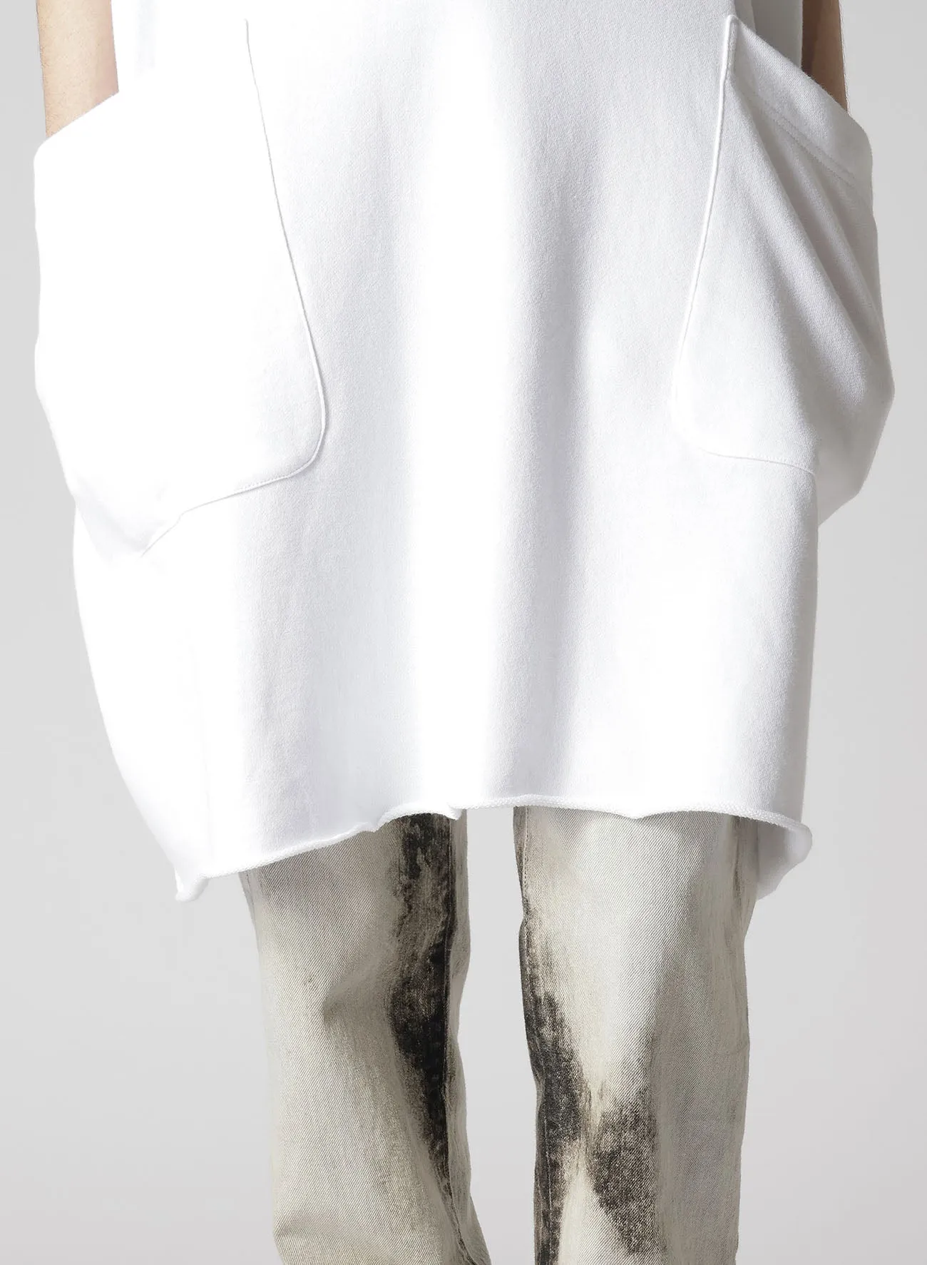 SOFT FRENCH TERRY FRENCH SLEEVE HOODIE
