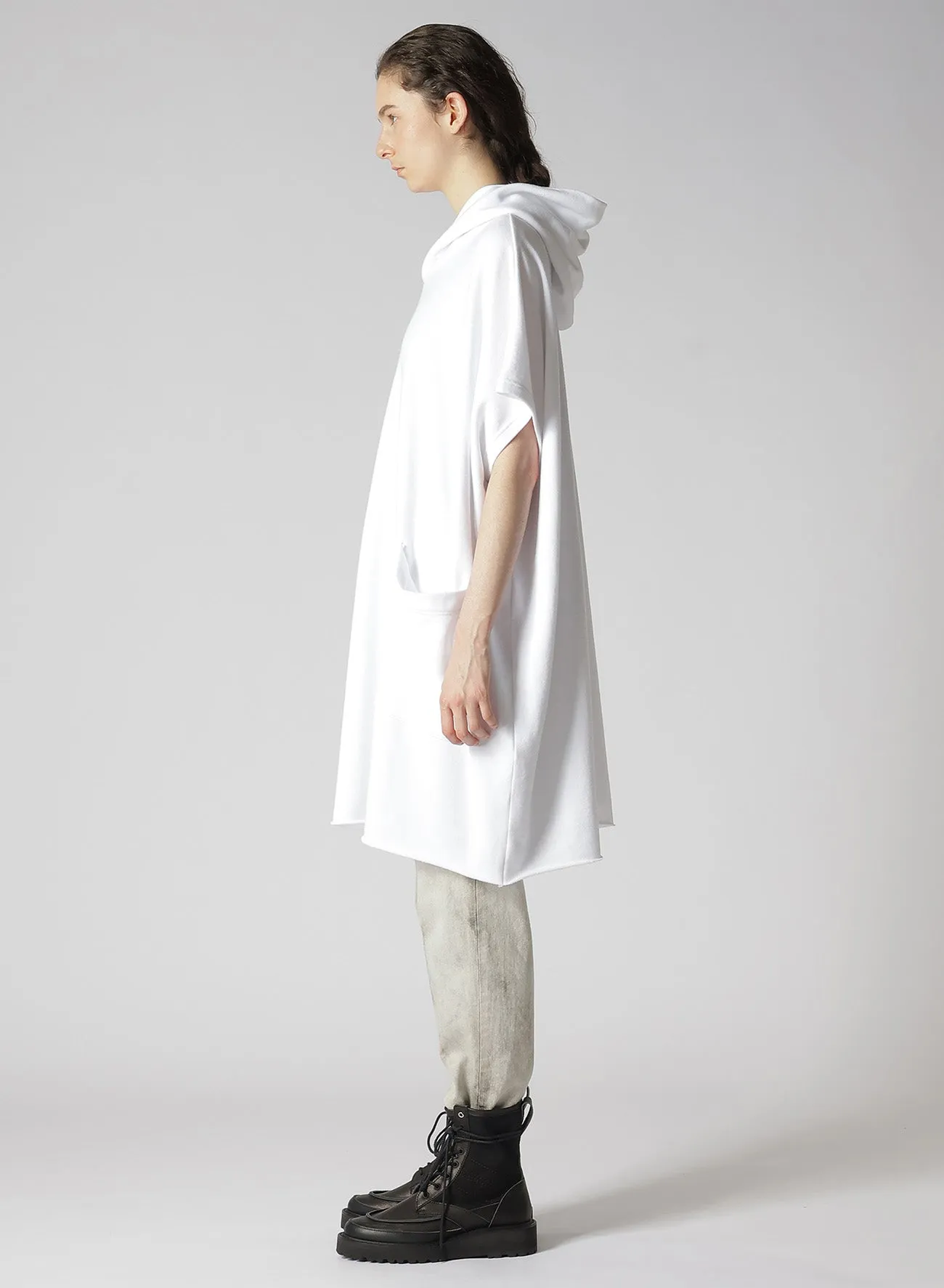 SOFT FRENCH TERRY FRENCH SLEEVE HOODIE