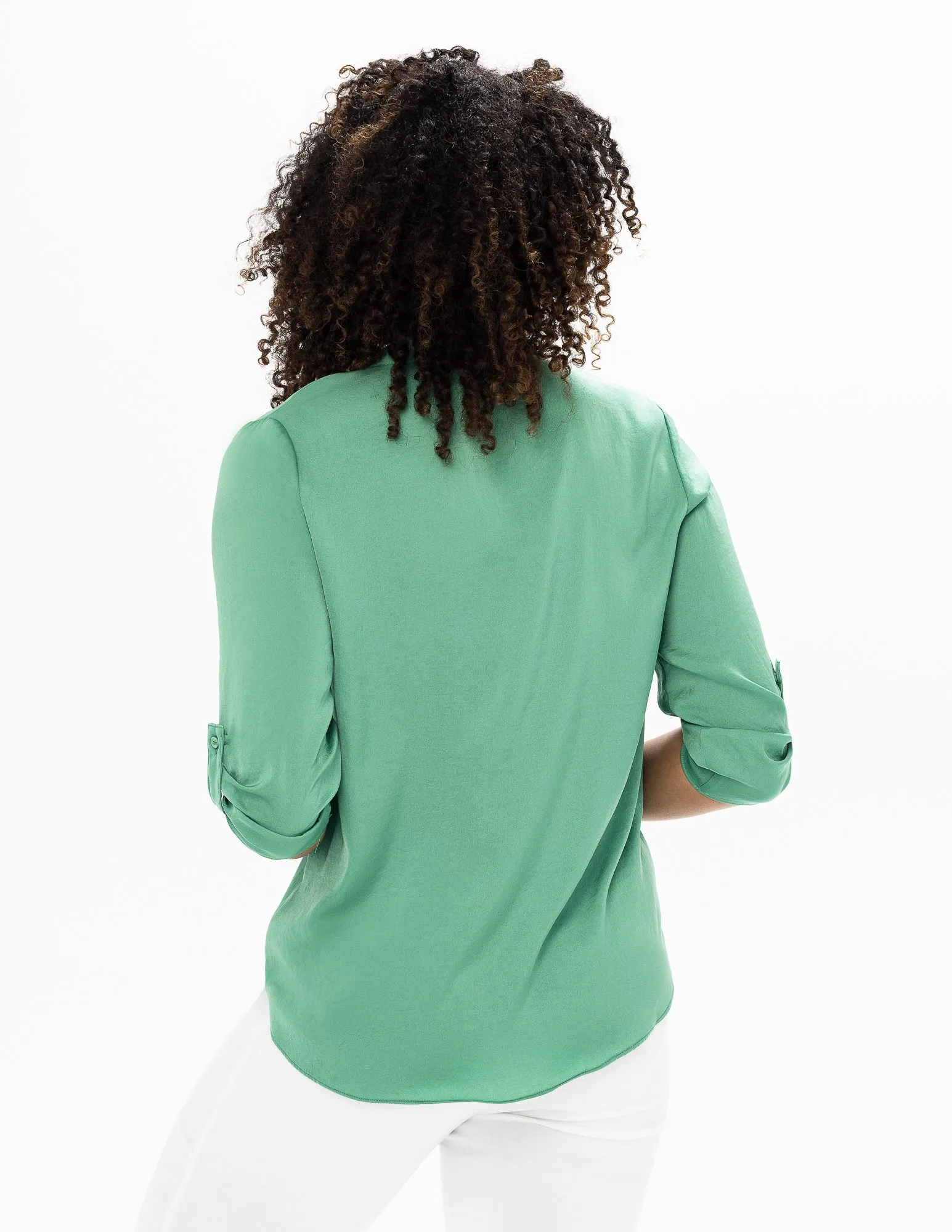 Split Neck Airflow Blouse
