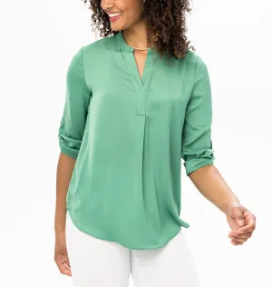 Split Neck Airflow Blouse