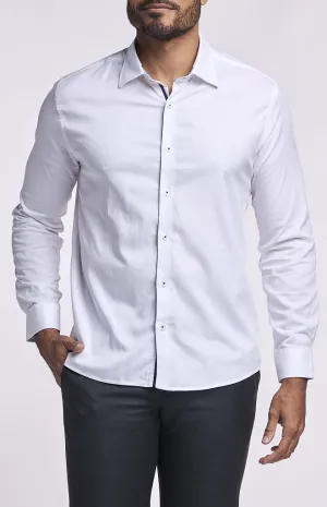 Stone Rose Solid Tencel Long-Sleeve Shirt