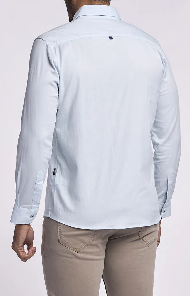 Stone Rose Solid Tencel Long-Sleeve Shirt