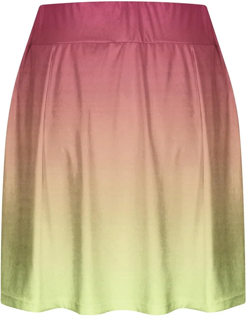 TANGNADE Tennis Skirts for Women with Shorts Stretchy Dressy Casual Athletic Skorts Summer Golf Running Workout Outfits
