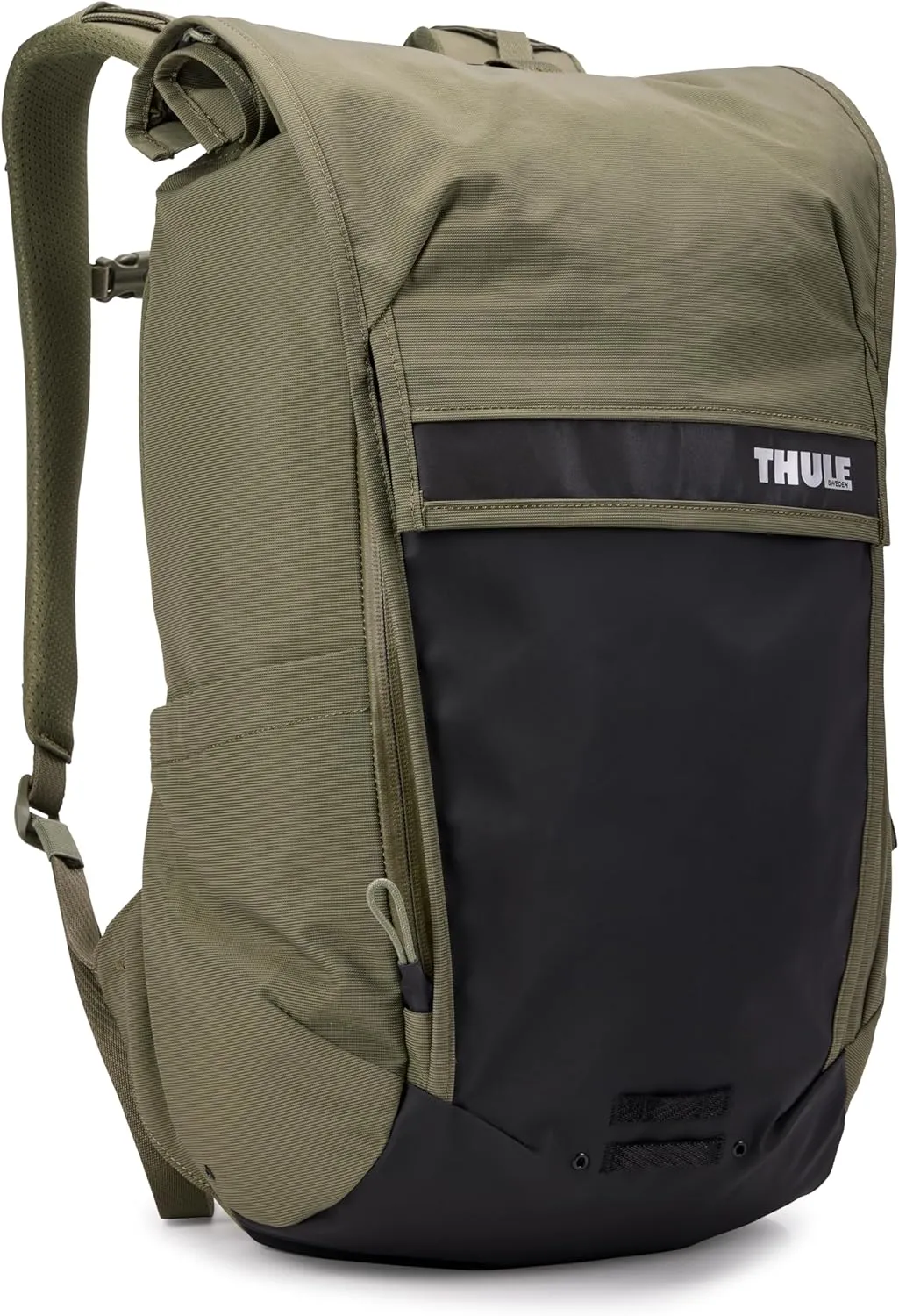 Thule Paramount Bike Commuter Backpack - 20L Capacity - Adjustable fit - 16" Padded Laptop Sleeve and 11" Tablet Pocket - Rolltop Closure - Side Phone Pocket - Taillight Loop