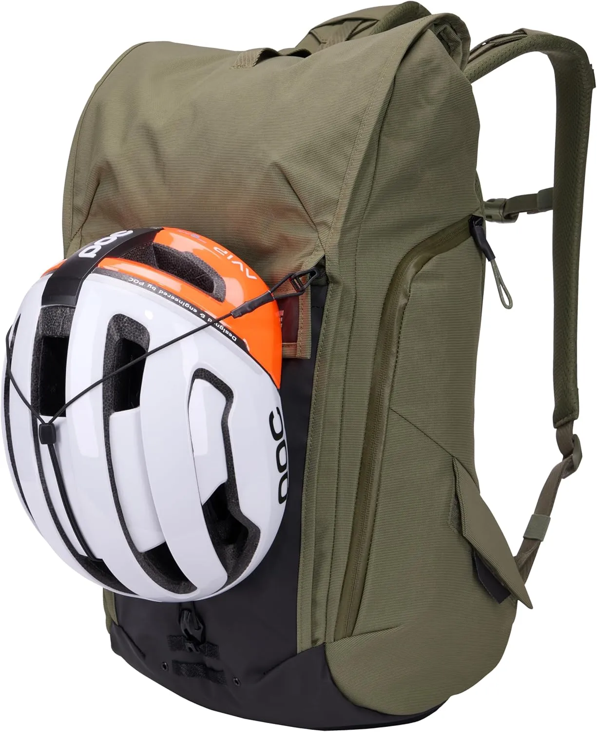 Thule Paramount Bike Commuter Backpack - 20L Capacity - Adjustable fit - 16" Padded Laptop Sleeve and 11" Tablet Pocket - Rolltop Closure - Side Phone Pocket - Taillight Loop