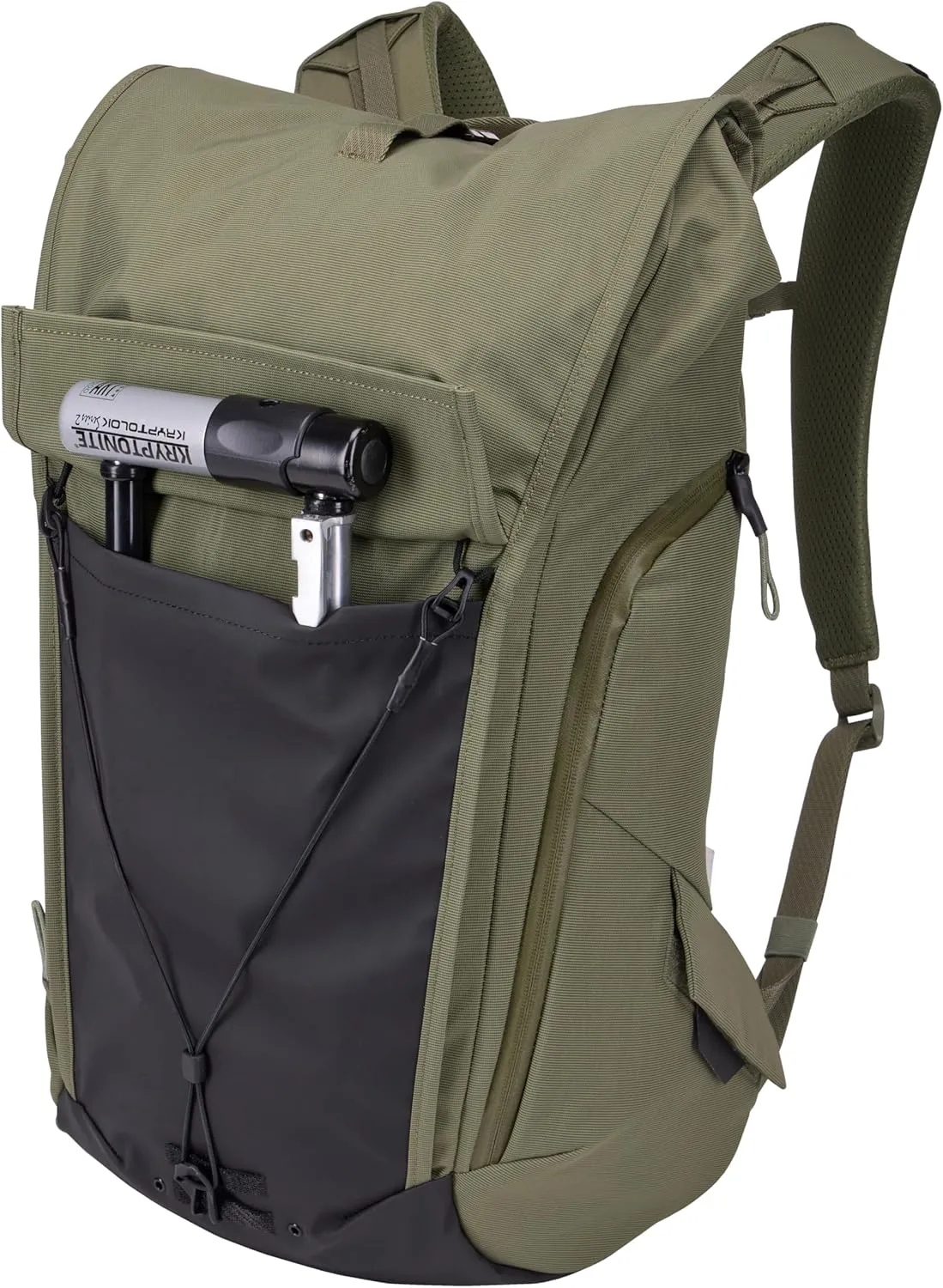 Thule Paramount Bike Commuter Backpack - 20L Capacity - Adjustable fit - 16" Padded Laptop Sleeve and 11" Tablet Pocket - Rolltop Closure - Side Phone Pocket - Taillight Loop