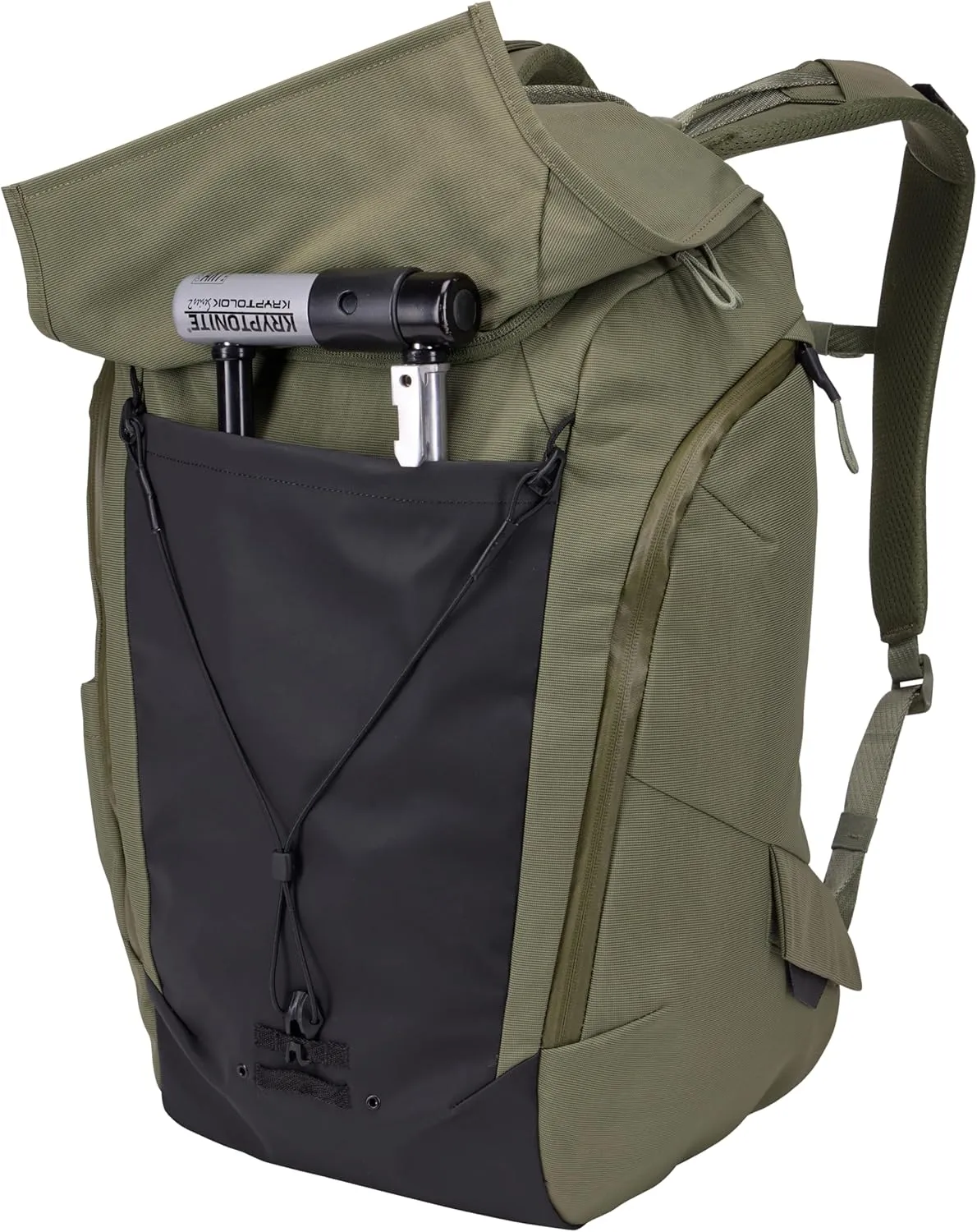 Thule Paramount Bike Commuter Backpack - 28L Capacity - Adjustable fit - 16" Padded Laptop Sleeve and 11" Tablet Pocket - Helmet Attachment - Accessible Side Phone Pocket - Taillight Loop