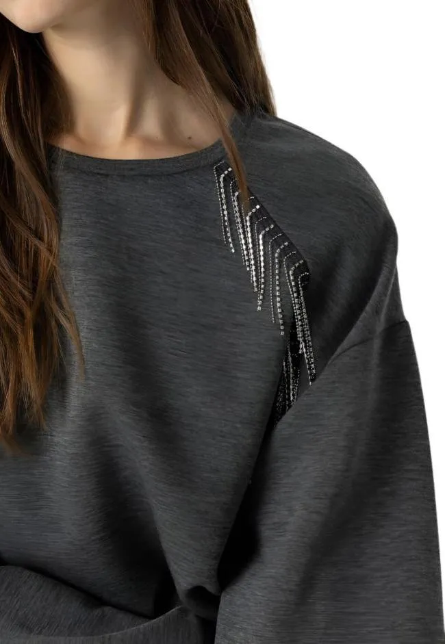 Tiffosi Womens Ballerina Sweatshirt Steel Grey