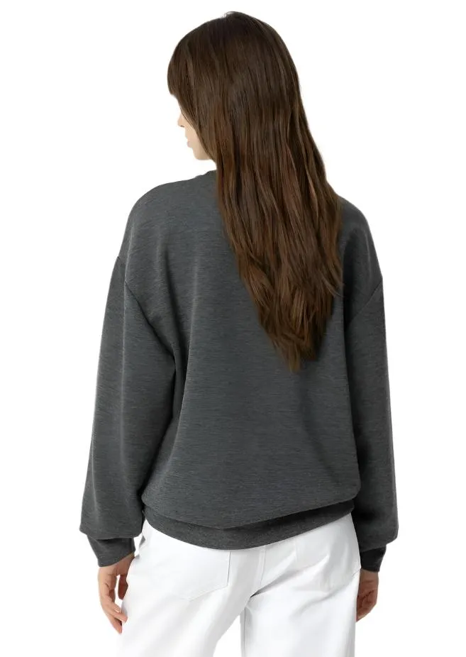 Tiffosi Womens Ballerina Sweatshirt Steel Grey