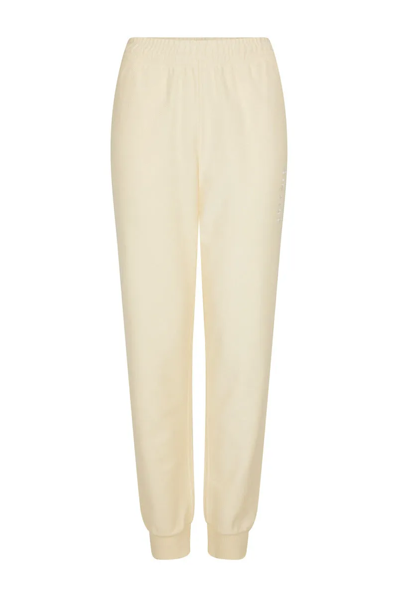 TIME OUT TERRY PANTS - CREAM