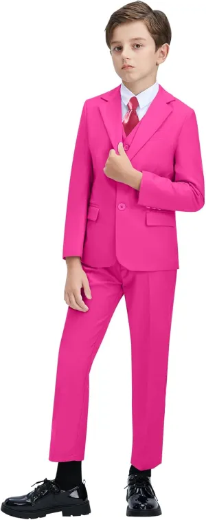 Toddler Boys Suit Kids Formal Dresswear Prom Tuxedo Children's Slim Fit Suits