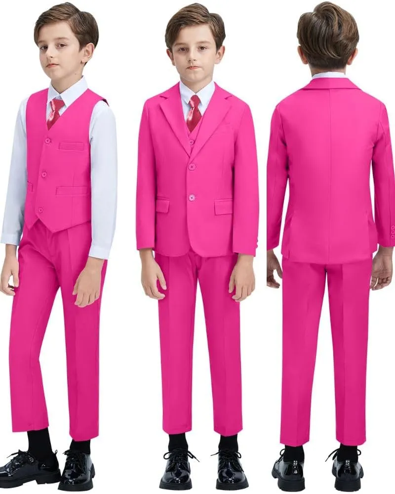Toddler Boys Suit Kids Formal Dresswear Prom Tuxedo Children's Slim Fit Suits