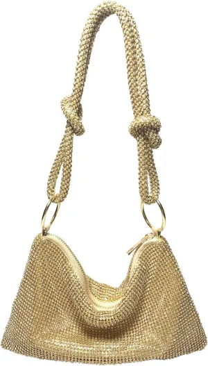 Women Rhinestones Evening Bag Crystal Clutch Bag Sparkly Sequin Glitter Handbag Wedding Purse Bling Hobo Bag