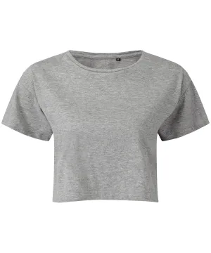 Womens TriDri® crop top | Heather Grey