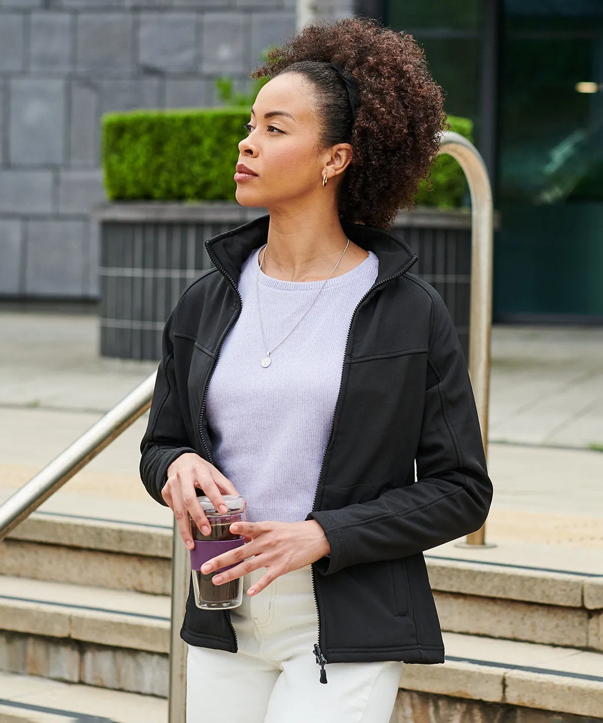 Womens Uproar softshell | Classic Red/Seal Grey